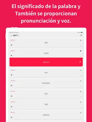 palabras coreanas android App screenshot 4