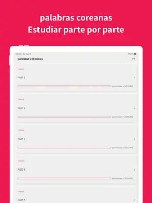 palabras coreanas android App screenshot 7